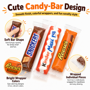 Chocolate Bar Squishy Toy Assortment