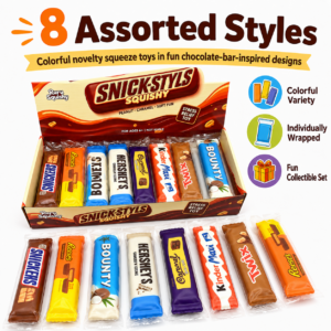 Chocolate Bar Squishy Toy Assortment