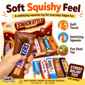 Chocolate Bar Squishy Toy Assortment