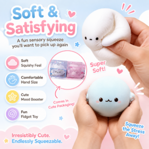 Round Seal Squishy Toy