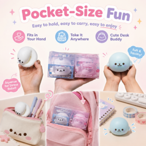 Round Seal Squishy Toy