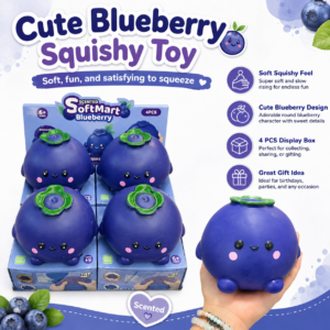 Blueberry Squeeze Fidget Toy