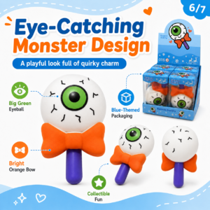 Eyeball Lollipop Squishy Toy Assortment
