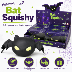 Halloween Bat TPE Squishy Toy Assortment