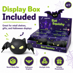 Halloween Bat TPE Squishy Toy Assortment