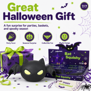 Halloween Bat TPE Squishy Toy Assortment