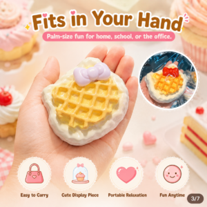 Kitty Waffle Squeeze Toy