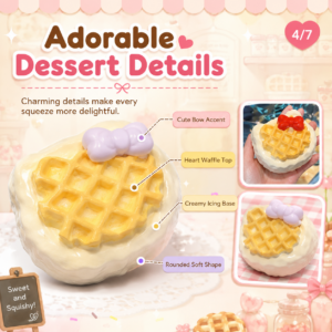 Kitty Waffle Squeeze Toy