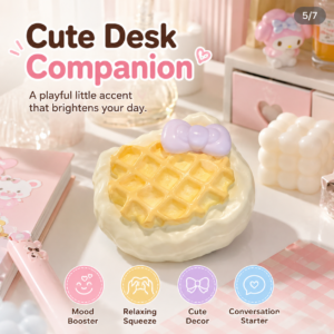 Kitty Waffle Squeeze Toy