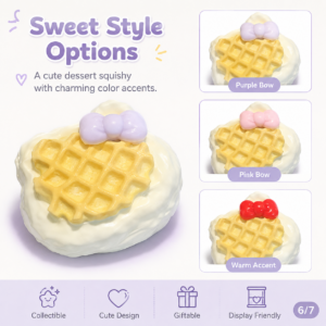 Kitty Waffle Squeeze Toy