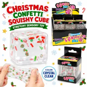 Christmas Maltose Ice Cube Squishy Stress Relief Toy
