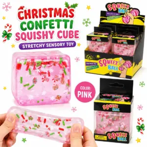 Christmas Maltose Ice Cube Squishy Stress Relief Toy