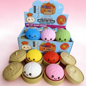 Dumpling Squishy Toy – Soft Sensory Stress Relief Toy