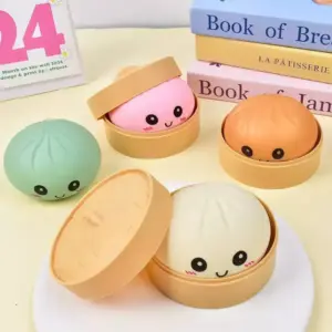 Dumpling Squishy Toy – Soft Sensory Stress Relief Toy Product Image