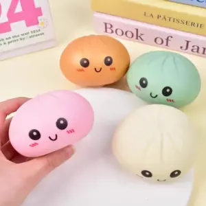 Dumpling Squishy Toy – Soft Sensory Stress Relief Toy Product Image