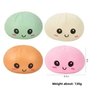 Dumpling Squishy Toy – Soft Sensory Stress Relief Toy Product Image