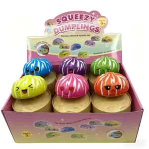 Gradient Dumpling Squishy Toy – Soft Sensory Stress Relief Toy Product Image