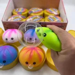 Gradient Dumpling Squishy Toy – Soft Sensory Stress Relief Toy Product Image