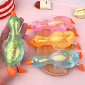Glow Duck Squishy Toy – Soft Stretch Sensory Stress Relief Toy