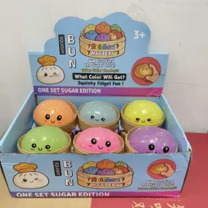 Halloween Glow-in-the-Dark Squishy Toy – Soft Sensory Stress Relief Bun Product Image