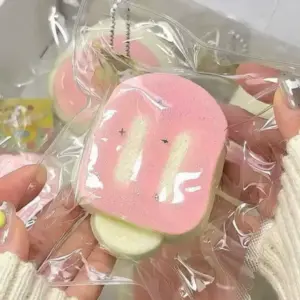 Sakura Pink Silicone Teether Toy Set for Babies Product Image