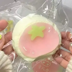 Sakura Pink Silicone Teether Toy Set for Babies Product Image
