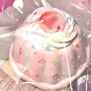 Creamy Cherry Big Pudding and Strawberry Big Pudding Toy Set Product Image