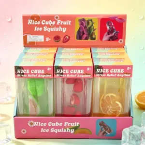 Translucent Fruit Ice Cube Squishy Toy