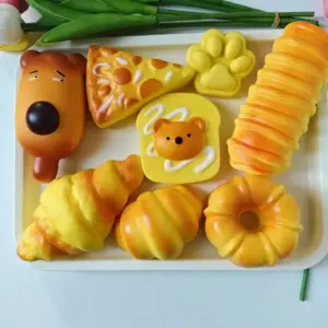 Bread Shape Squishy Toy – Soft Sensory Stress Relief Fidget Product Image
