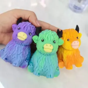 Glitter Malt Candy Cow Squishy Toy – Slow Rising Sensory Stress Relief Toy Product Image