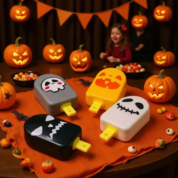Ghost Halloween Face Squishy Toy Soft Sensory Stress Relief Toy