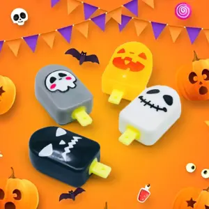 Ghost Halloween Face Squishy Toy – Soft Sensory Stress Relief Toy