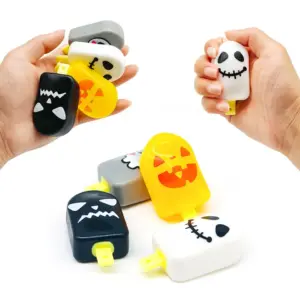 Ghost Halloween Face Squishy Toy – Soft Sensory Stress Relief Toy