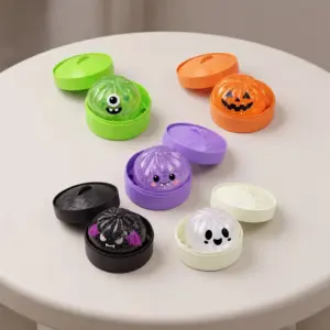 Hot Selling Halloween Ghost Mystery Dumpling Glitter Soft Toy Blind Box Squeeze Stress Relief Toy Product Image