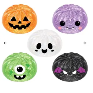 Hot Selling Halloween Ghost Mystery Dumpling Glitter Soft Toy Blind Box Squeeze Stress Relief Toy Product Image