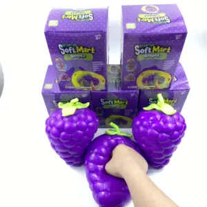 Giant Grape Squishy Toy – Slow Rise Sensory Stress Relief Fidget