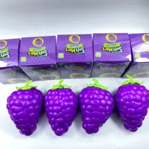 Giant Grape Squishy Toy – Slow Rise Sensory Stress Relief Fidget