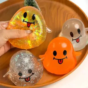 Halloween Ghost Squishy Toy – Soft Sensory Stress Relief Fidget