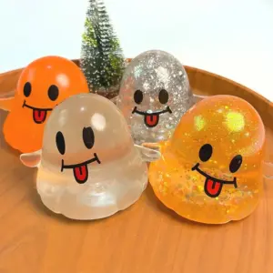 Halloween Ghost Squishy Toy – Soft Sensory Stress Relief Fidget