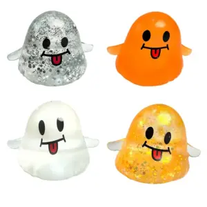 Halloween Ghost Squishy Toy – Soft Sensory Stress Relief Fidget