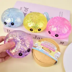 Dumpling Squishy Toy – Soft Sensory Stress Relief Fidget Ball