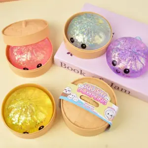 Dumpling Squishy Toy – Soft Sensory Stress Relief Fidget Ball