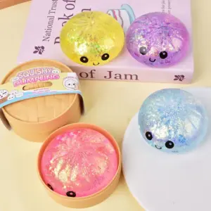 Dumpling Squishy Toy – Soft Sensory Stress Relief Fidget Ball