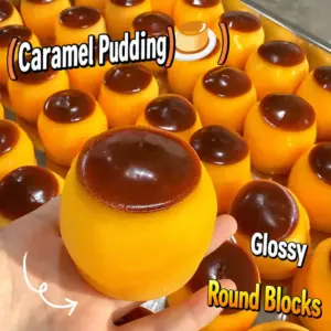 Crunchy Pudding Squishy Toy – Slow Rising Sensory Stress Relief Toy Product Image