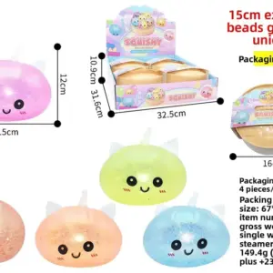 Unicorn Dumpling Squishy Toy – Soft Sensory Stress Relief Toy