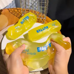 Petroleum Jelly Jar-Inspired Squishy Toy – Soft Non-Expanding Stress Relief Sensory Toy