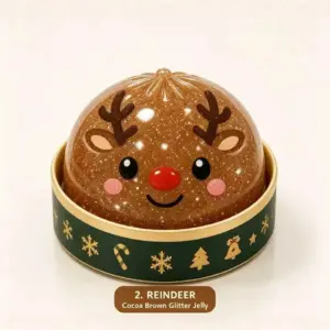 Squeezable Green Grinch Bread Stress Relief Toy - Christmas Themed Fun Gift Product Image