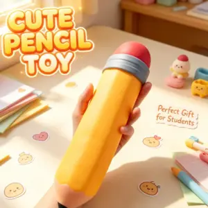 Oversized Realistic Pencil Slow-Recovery Squeeze Toy for Stress Relief Product Image