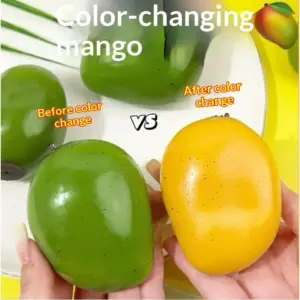Mango Shape Color-Changing Squishy Toy – Slow Rising Sensory Stress Relief Toy Product Image