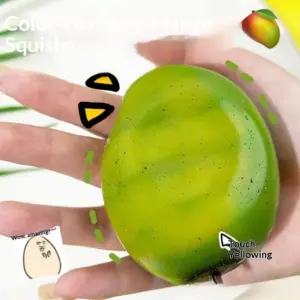 Mango Shape Color-Changing Squishy Toy – Slow Rising Sensory Stress Relief Toy Product Image